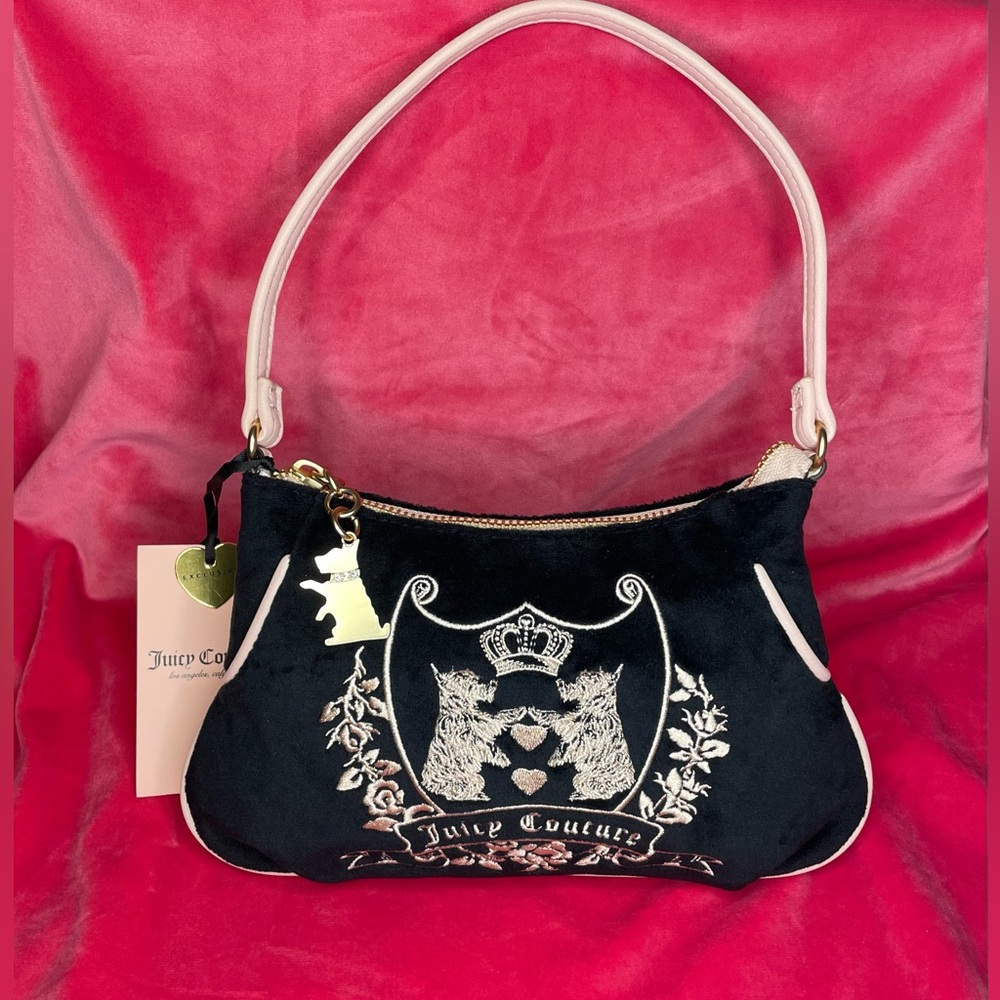 Juicy Couture velour mini purse Scotty NWT